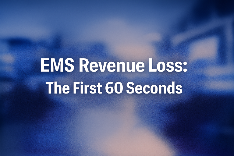 EMS Revenue Loss: The First 60 Seconds